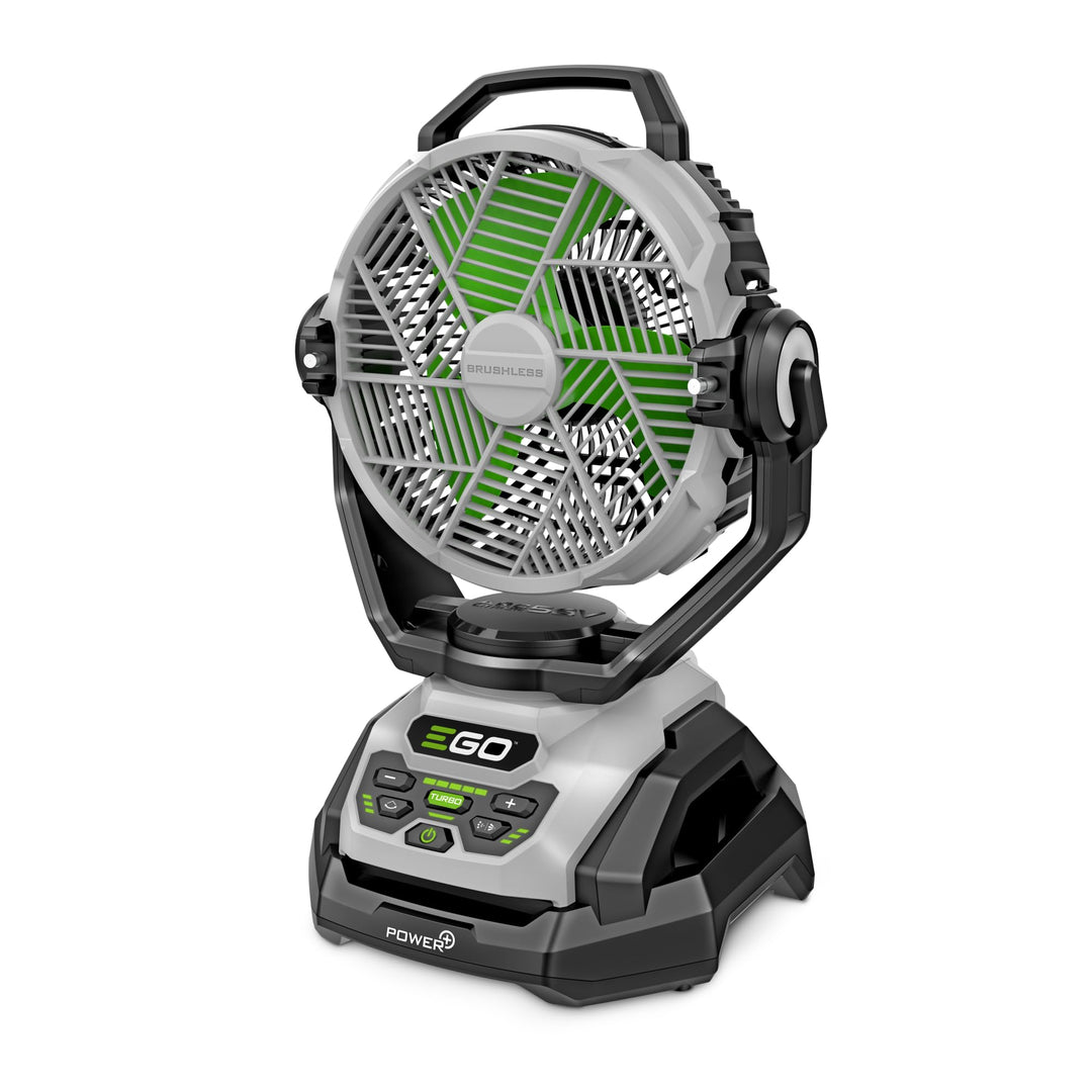 Ego Power FN1000E KIT 25CM OSCILLATING MISTING FAN with 2.5Ah battery and standard charger