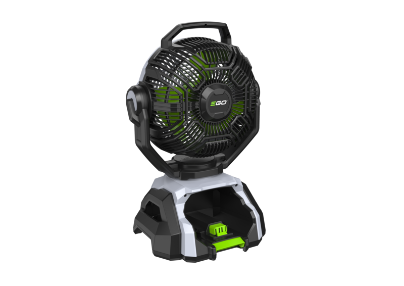 Ego Power FN1000E KIT 25CM OSCILLATING MISTING FAN with 2.5Ah battery and standard charger