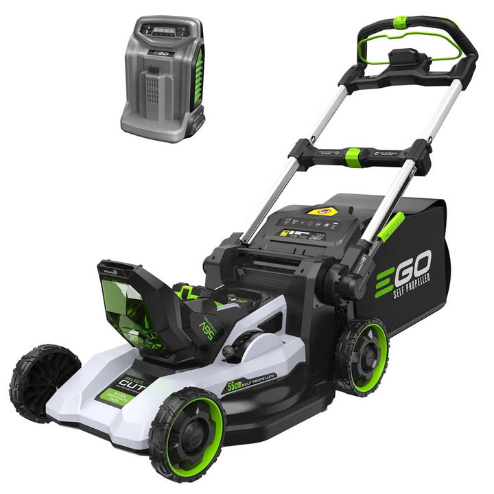 EGO Power LM2236E-SP 55cm Self-Propelled Lawnmower + 10Ah Battery + Charger