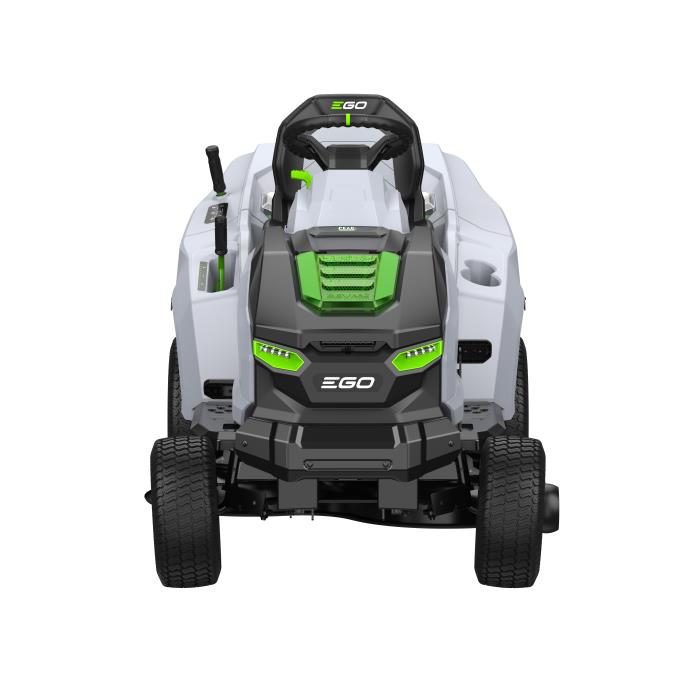PROMO Ego Power TR3800E-B Trattorino a Batteria con Cesto di Raccolta + Caricabatteria Rapido + OMAGGIO 4 Batterie da 10 Ah