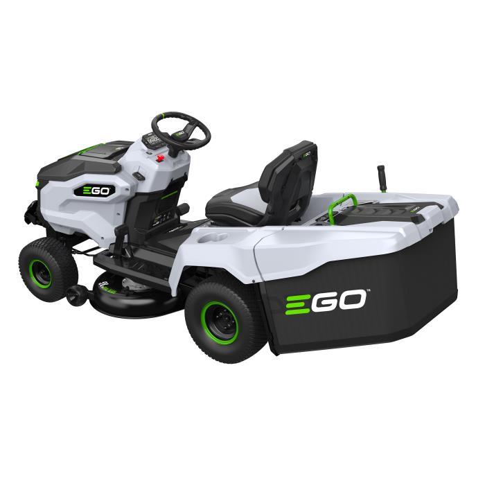PROMO Ego Power TR3800E-B Trattorino a Batteria con Cesto di Raccolta + Caricabatteria Rapido + OMAGGIO 4 Batterie da 10 Ah
