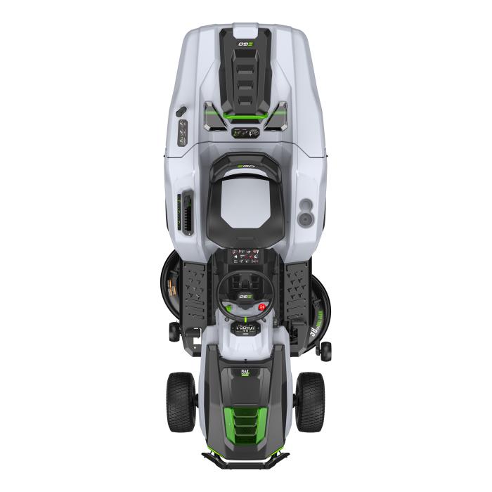 PROMO Ego Power TR3800E-B Trattorino a Batteria con Cesto di Raccolta + Caricabatteria Rapido + OMAGGIO 4 Batterie da 10 Ah