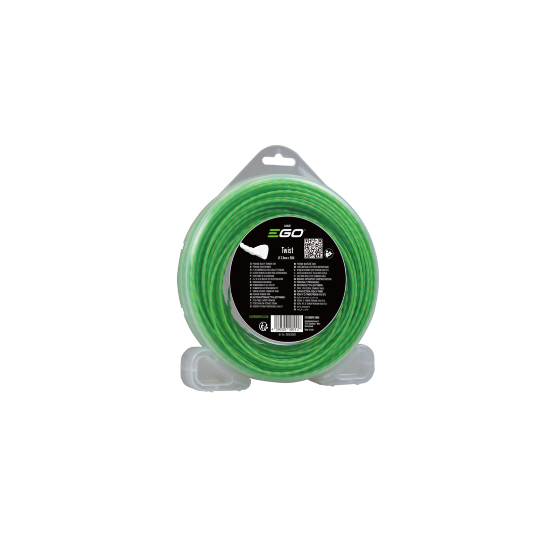 EGO Power AL3050T Silenced Twisted Wire 50 M and 3.0 mm (Yellow/Green)