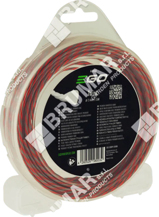 EGO Power AL2415T Cavo di Torsione a Basso Rumore da 15 M e 2,4 mm