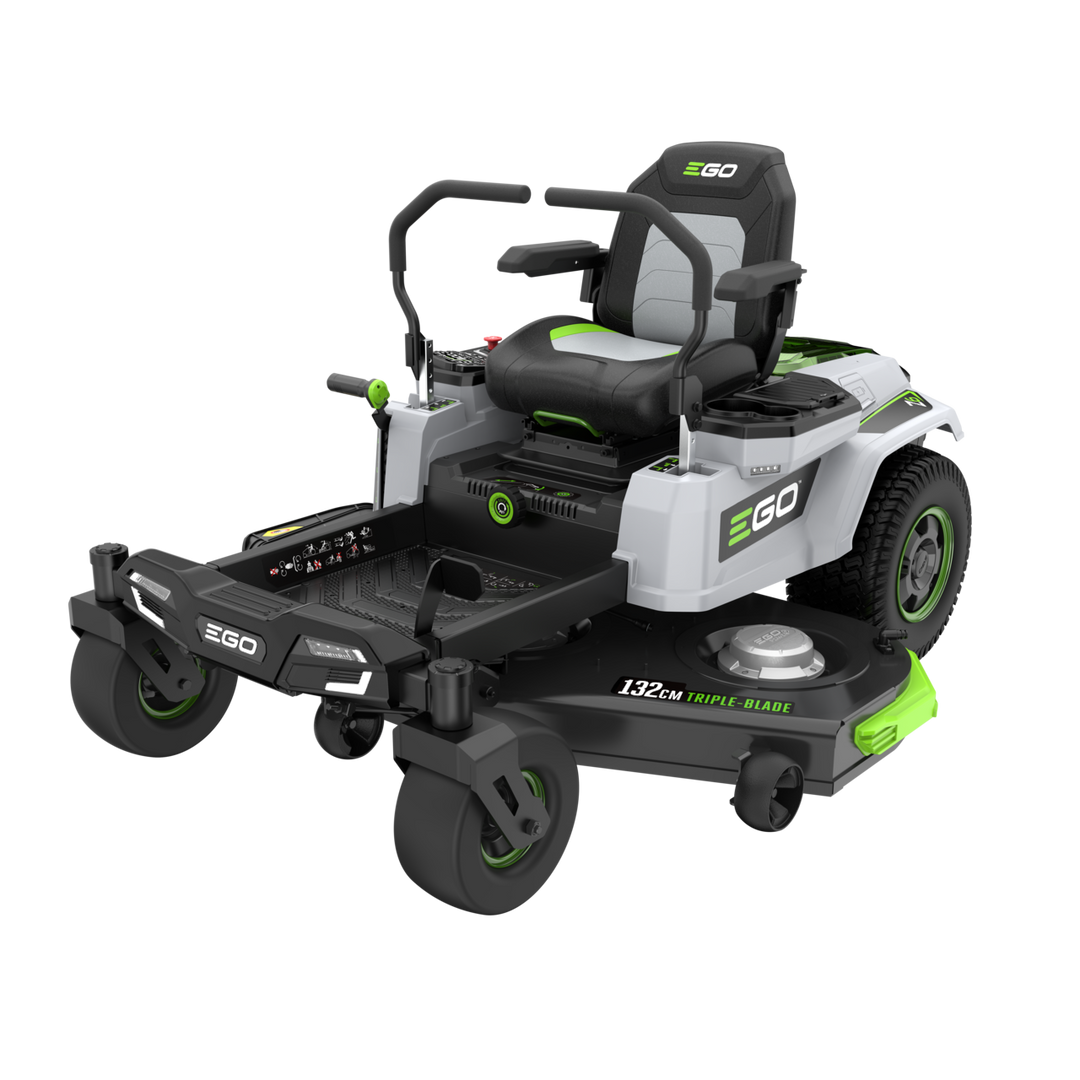 PROMO EGO Power ZT5201E-L Trattorino Tosaerba Zero Turn Z6 da 132cm + OMAGGIO 1 Batteria 10.0 Ah + 1 Batteria 5.0 Ah