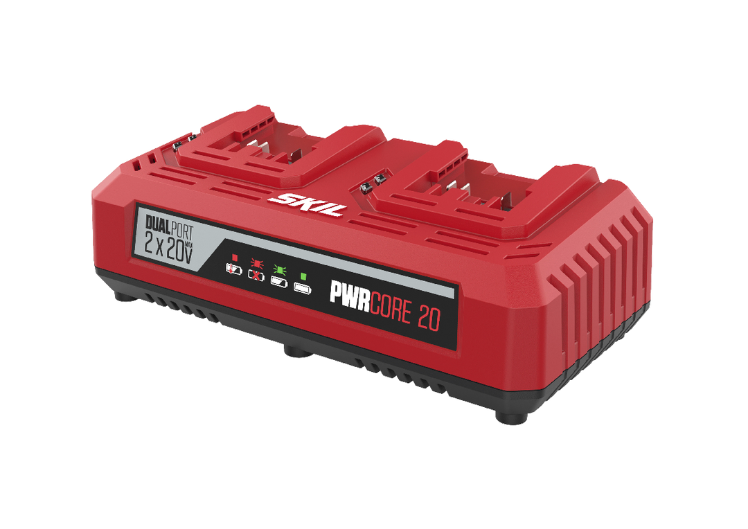 SKIL Doppio caricatore 2 x «20V Max» (18 V) 3128 AA Cod. BM 059670