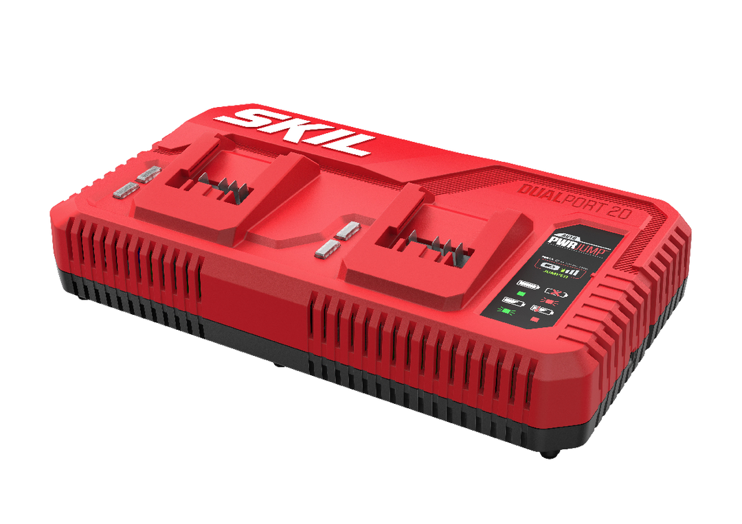 SKIL Doppio caricatore automatico «PWRJUMP™» (2 x «20V Max») 3132 AA Cod. BM 059640