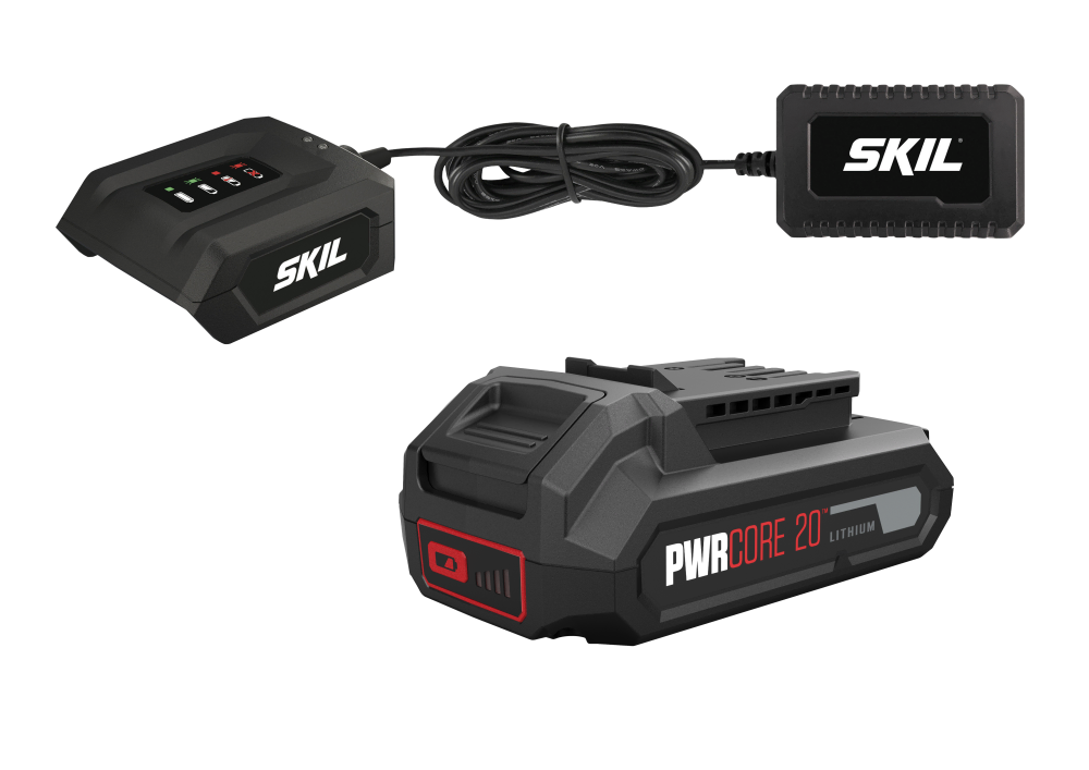 SKIL Kit 1 Batteria al litio «20V Max» da 2,0 Ah + Caricabatteria 3133 AA Cod. BM 067790