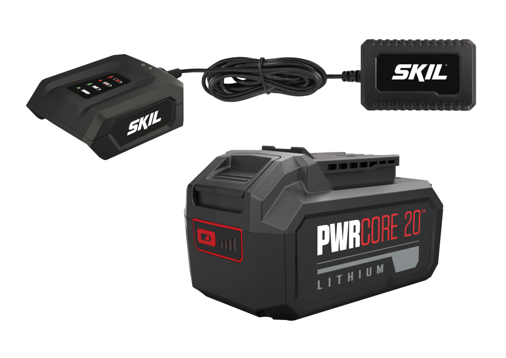 SKIL Kit Batteria al litio «20V Max» da 4,0 Ah e caricabatterie 3135 AA Cod. BM 067800