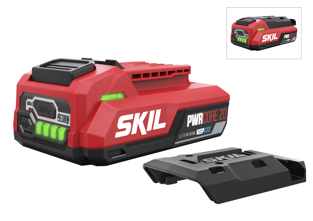 SKIL Batteria USB-C PWRASSIST™ da 2,0 Ah al litio «20V Max» 3142 AA Cod. BM 067750