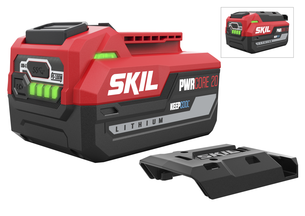 SKIL Batteria USB-C «PWRASSIST™» da 4,0 Ah al litio «20V Max» 3144 AA Cod. BM : 067770
