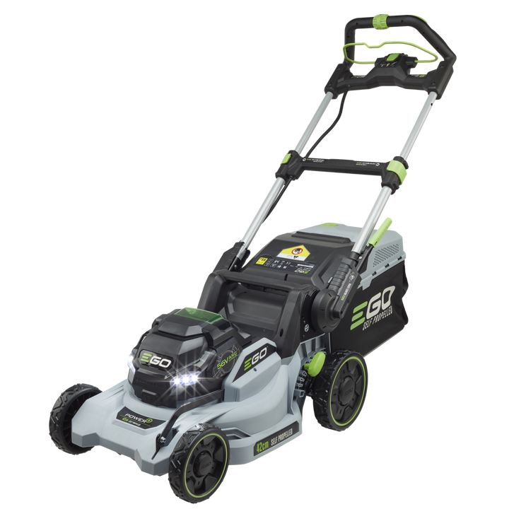 Kit EGO Power LM1702E-SP Tosaerba Semovente 42cm con Batteria 4Ah + OMAGGIO Kit Mulching