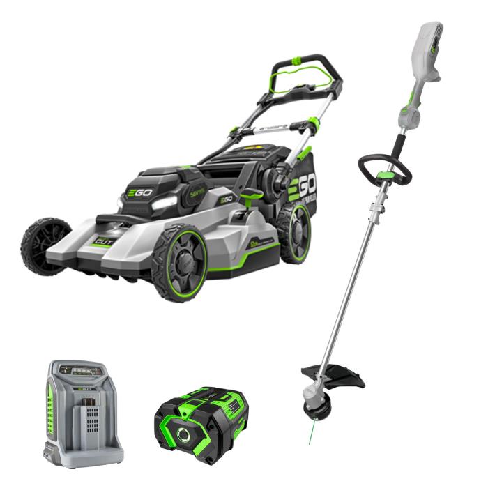 EGO Power LM2135E-SP 52cm Self-Propelled Lawnmower Kit + Battery + Quick Charger