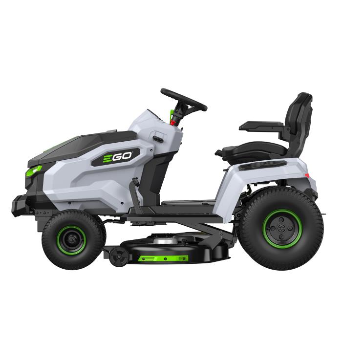 PROMO Ego Power Trattorino  EGO TR4201E  Scarico Posteriore 107cm + OMAGGIO 1 Batteria da 10.0 Ah + 1 Batteria da 5.0 Ah