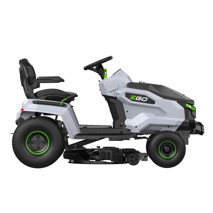 PROMO Ego Power Trattorino  EGO TR4201E  Scarico Posteriore 107cm + OMAGGIO 1 Batteria da 10.0 Ah + 1 Batteria da 5.0 Ah